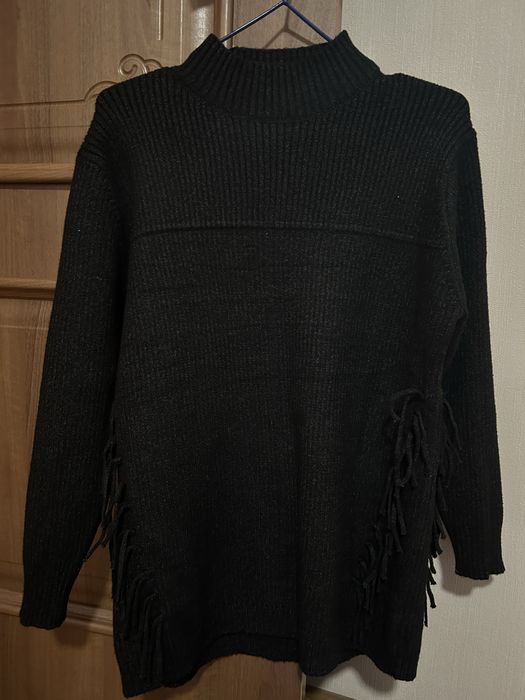 Черная классическая кофта