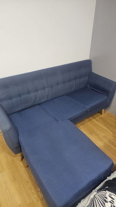 Coltar living albastru