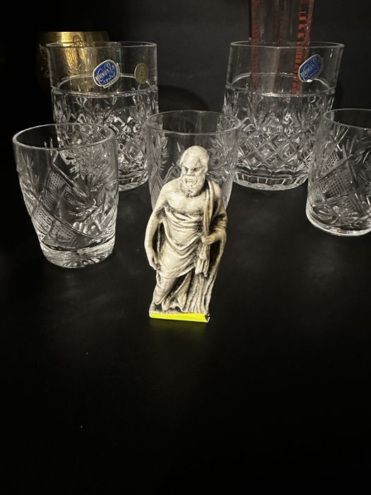 Statuete Confucius Socrate Platon Asclepios