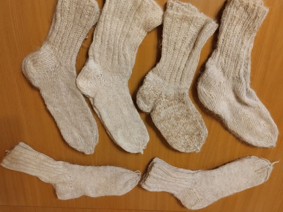 Носки шерстяные .