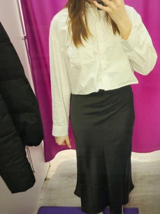 продам юбку атласную макси