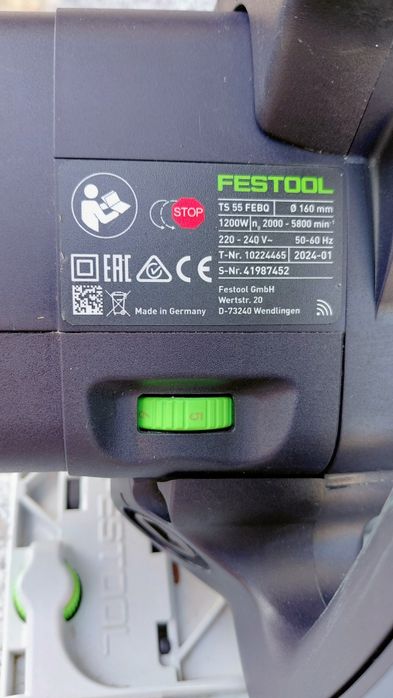 Festool TS 55 REBQ Потапящ Циркуляр