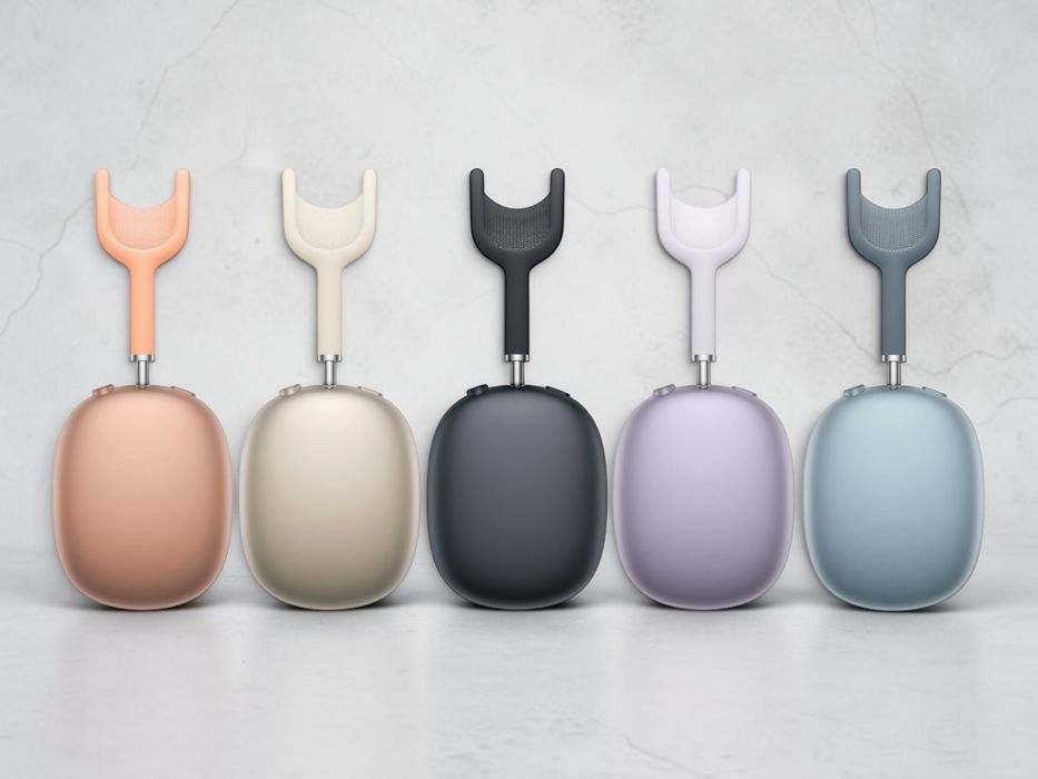Apple Airpods Max Blue / Starlight ЧИСТО НОВИ! Неразпечатани! 1г. Гаранция към Apple!