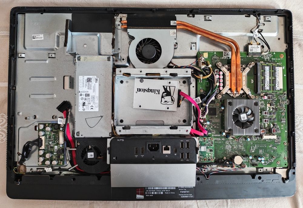 DELL XPS AlO 27" 2720 TOUCH I5-4440s, 16 gb, ssd 120 gb