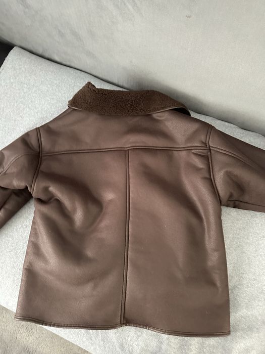 Дамско кафяво топло зимно яке