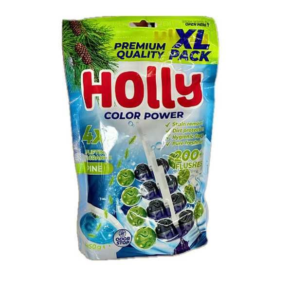 Pachet Odorizant WC Holly Pin 4x50g