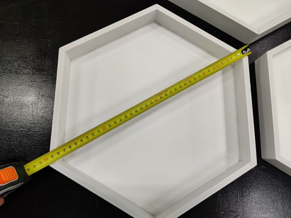 Rame hexagonale pentru tablou licheni