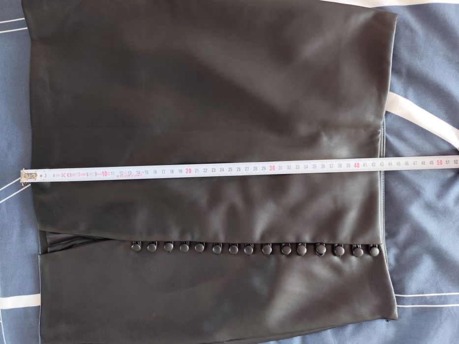 Къса кожена пола River Island