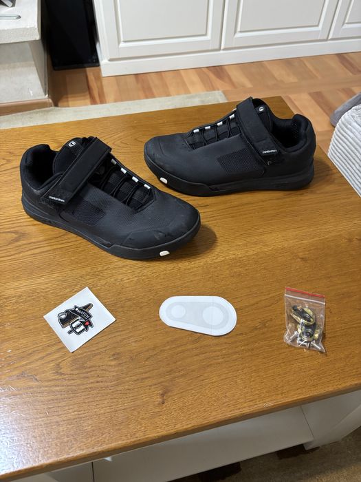 Adidasi CrankBrothers STAMP SPEED LACE flat shoes- black/white