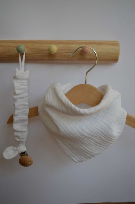 бандана, лигавни bandana bib текстилен клипс/ щипка за биберон