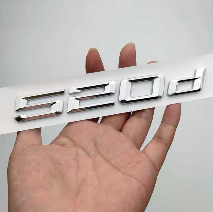 Set embleme BMW - 520d / Xdrive / Luxury Line - Emblema Sigla Stema
