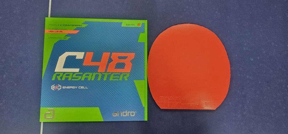 Vand fata cauciuc Andro C48 Rosie 2.0 Tenis de masa