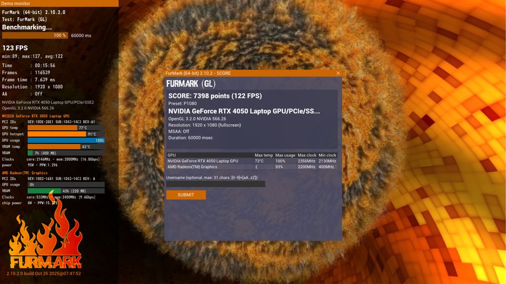 Asus Tuf Ruzen 7 7735H/RTX 4050