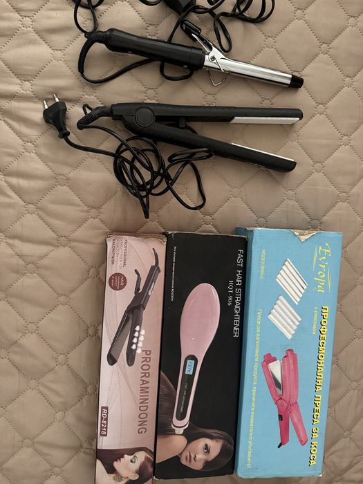 Преси за коса на цени от 3 до 7€