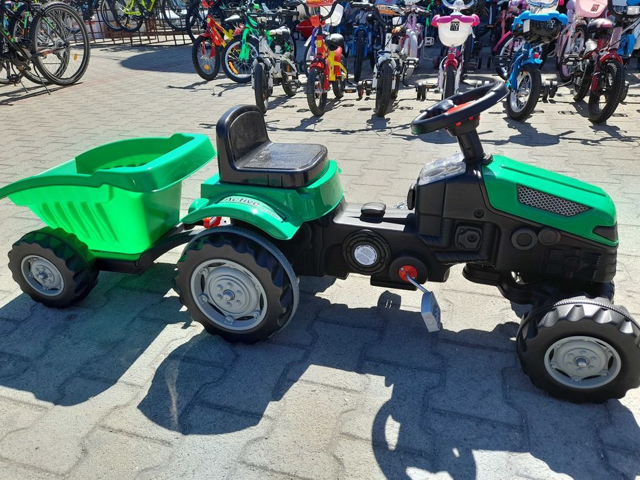 PILSAN Трактор Active с ремарке 07316 зелен