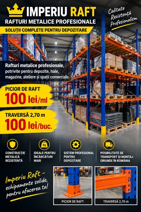 Rafturi metalice profesionale industriale