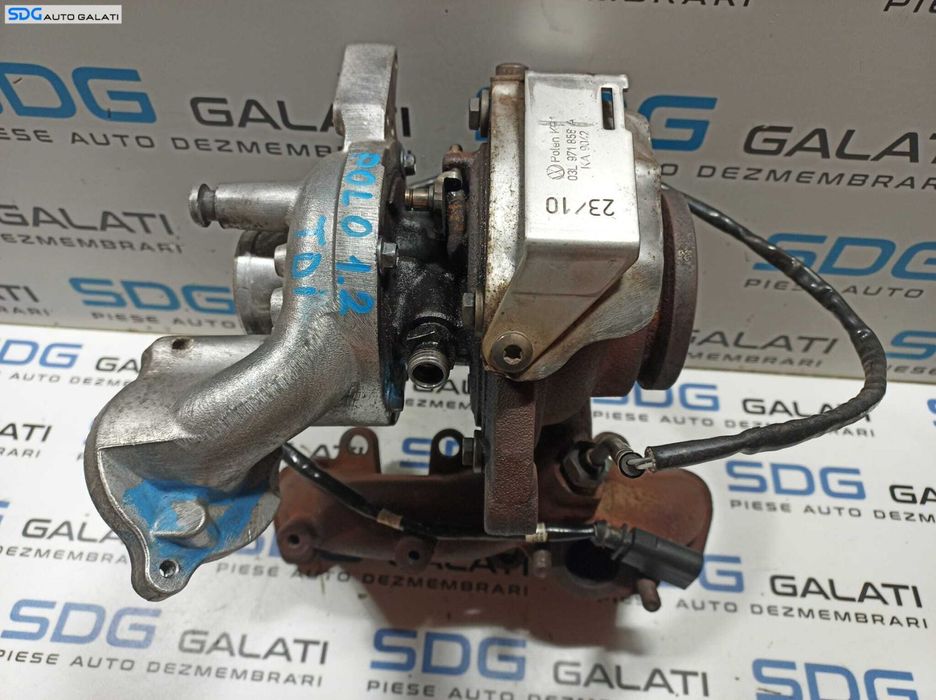 Turbo Turbina Turbosuflanta Volkswagen Polo 6R 1.2 TDI CFW CFWA 2010 - 2014 Cod 03P253019B [X3622]