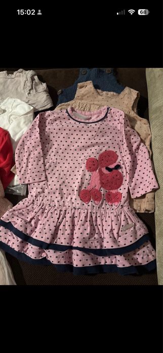 Lot 10 rochite, 0-3 luni, 62 cm