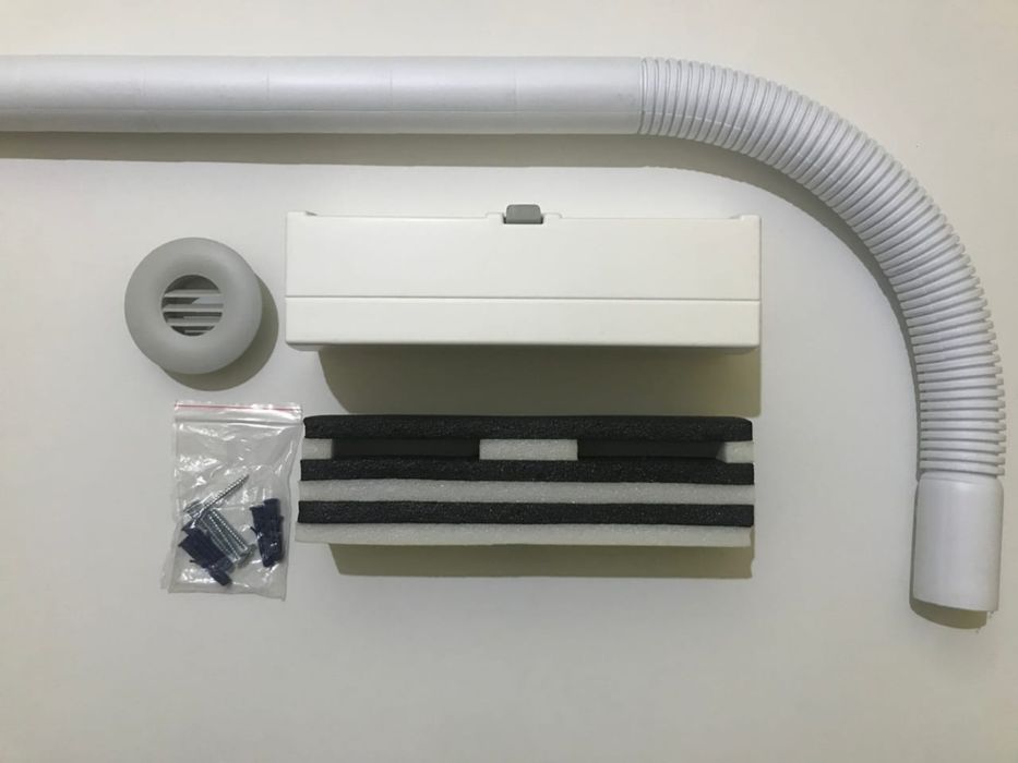 Установка приточного клапана