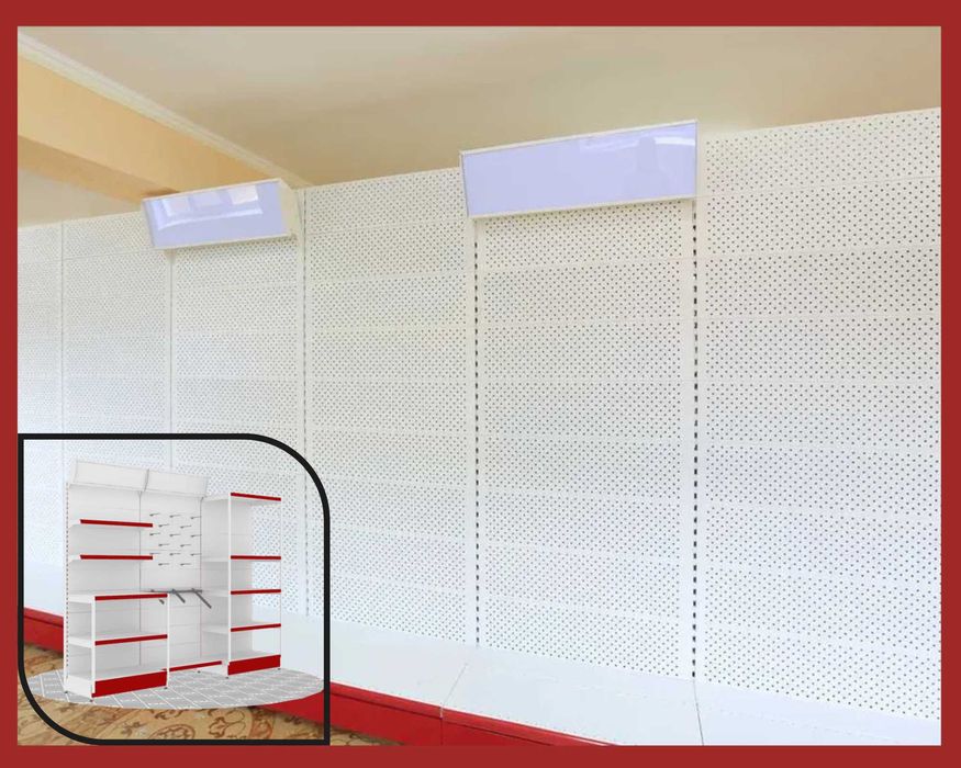 Стеллаж металлический сборный, полка стеллаж, полка металлическая tats