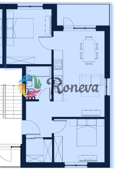 Отличен тристаен апартамент к.к. Чайка