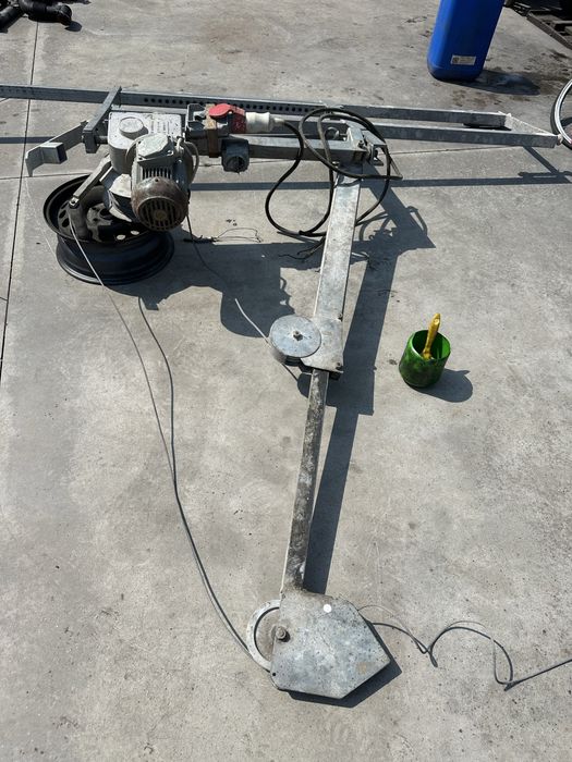 Macara construcții cu troliu , electropalan
