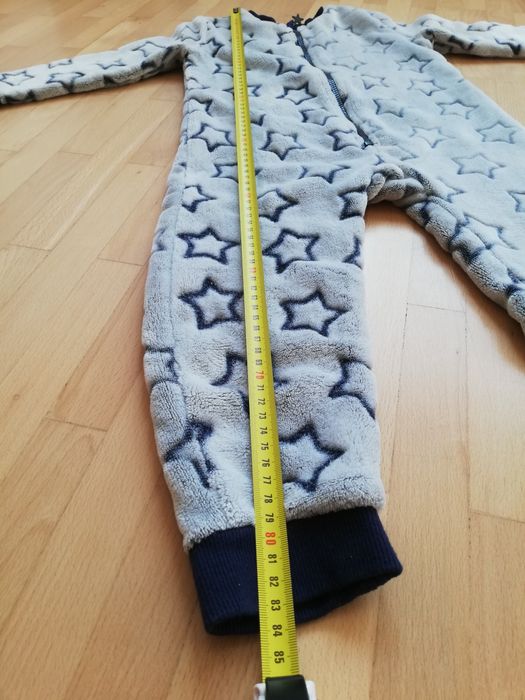 Зимно ватирана пижама р.до 80см