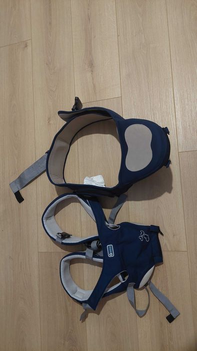 Ергономично кенгуру за деца с позиция напред и назад със столче