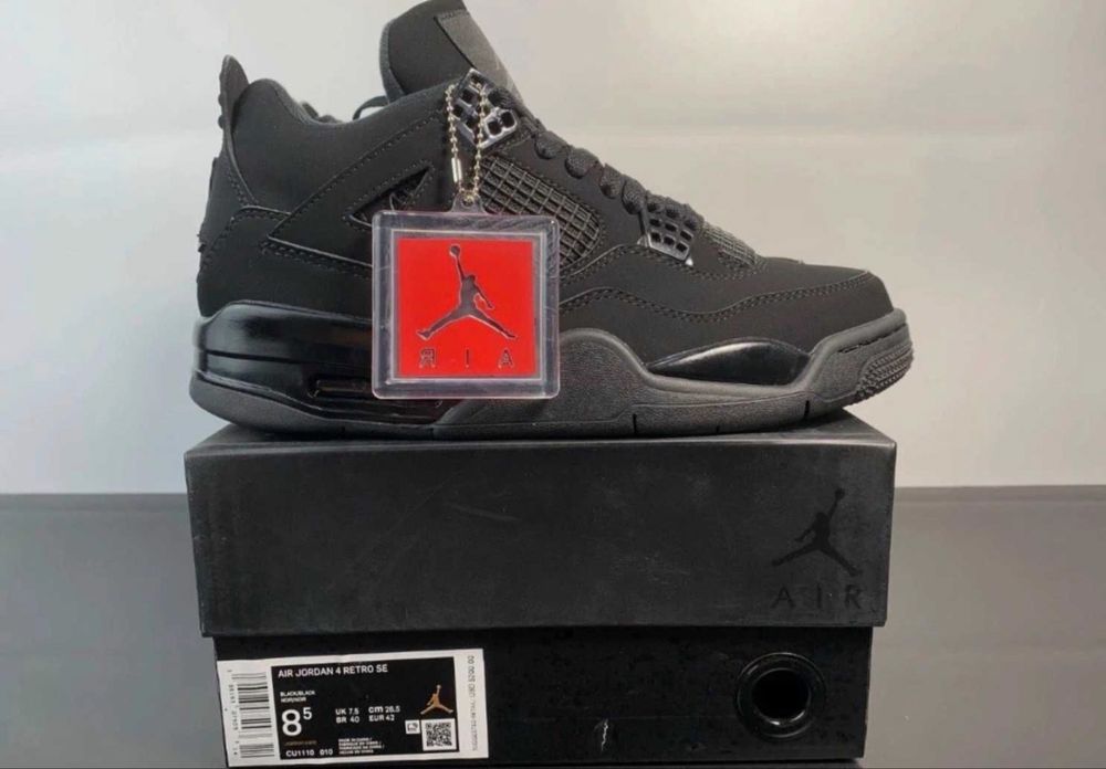 *PREMIUM* Air Jordan 4 Black Cat - verificare colet