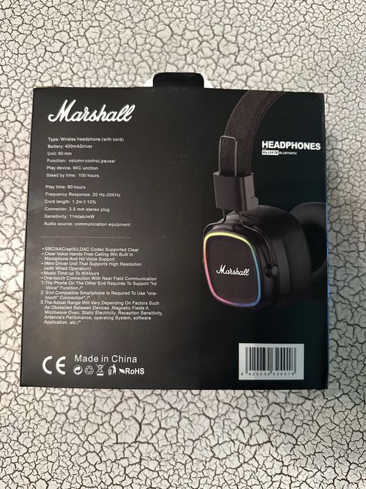 безжични слушалки Marshall