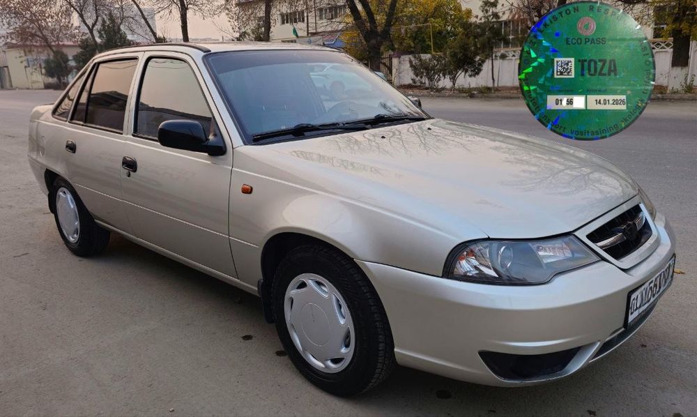 Зеленый ЭКОстикер Nexia 2 DOHC (109 л.с.) - 2009