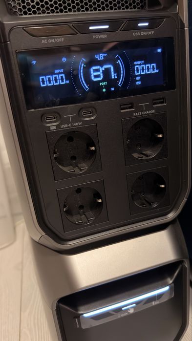EcoFlow DELTA 3 Plus + DELTA 3 Smart Extra Battery – sistem complet 2,048 kWh + geantă de transport