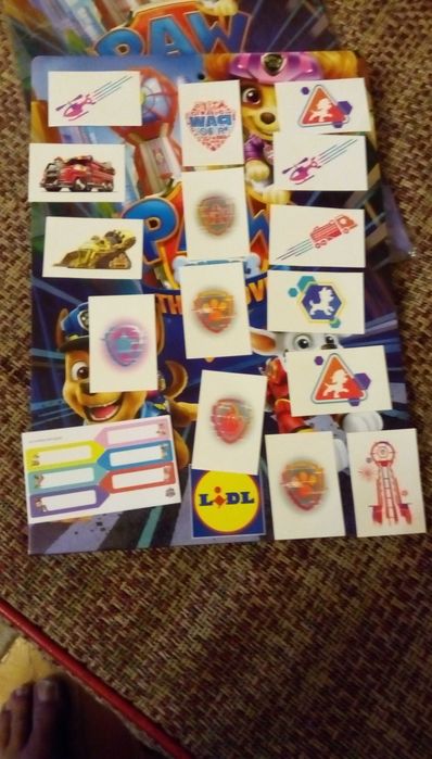 Paw patrol - Пес Патрул албум с магнити на Лидл - Лидъл