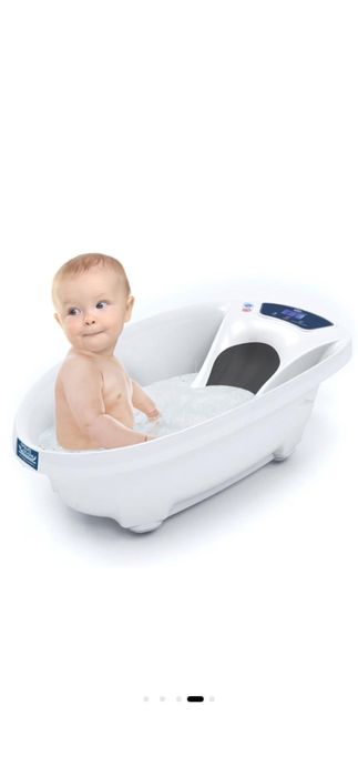 Vand cadita 3 in 1 Aquascale, cu stand, cantar si termometru  ca NOUA