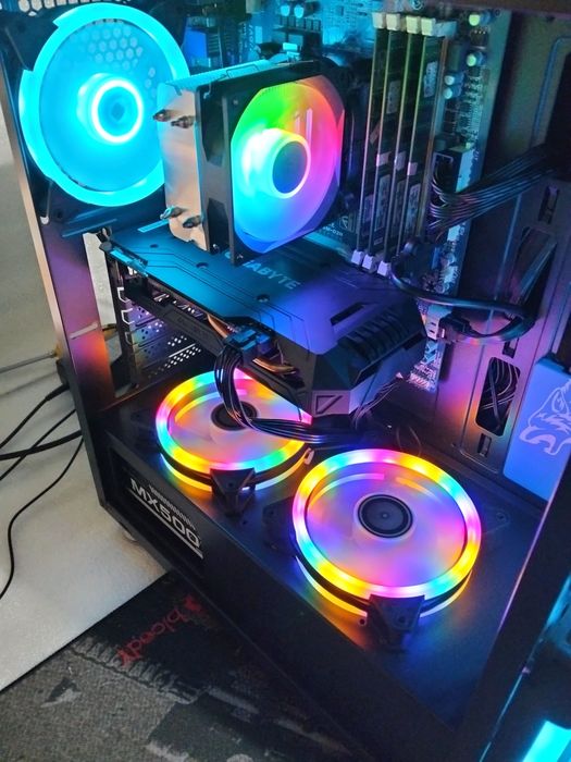 Igravoy Kampyuter GTX 1060 Ozu 16gb Manitor 32 165hz Curved IPS Ideal