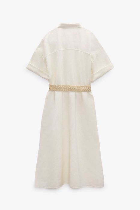 Rochie tip camasa midi - ZARA