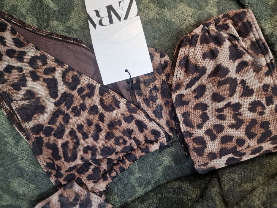 Дамски бански Zara леопард
