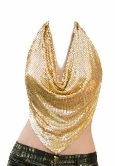 Стильный топ с металическими  паетками