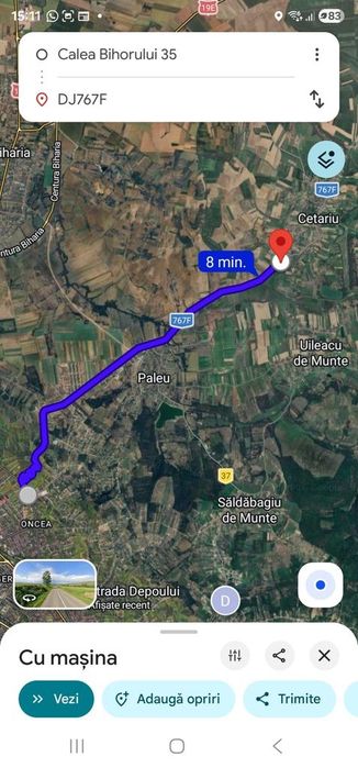 Teren intravilan Cetariu 1500 mp