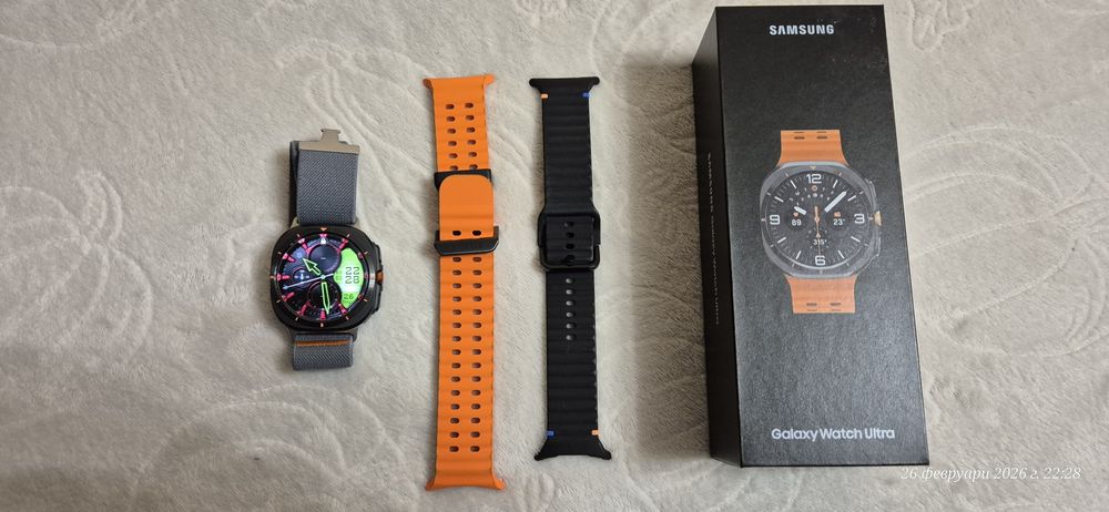 Смарт часовник Samsung Galaxy Watch Ultra 2025 LTE 47mm Gray