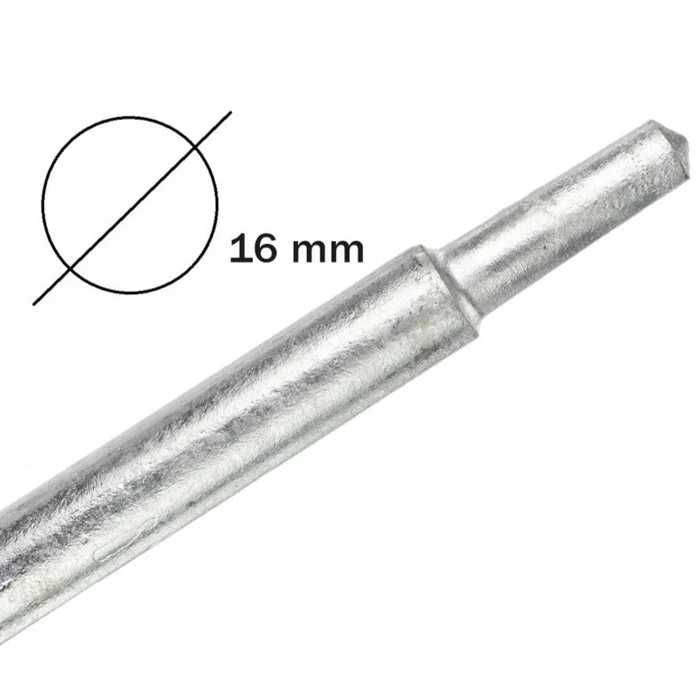 Electrod împământare – Tijă prelungire 16x1500 mm, oțel galvanizat