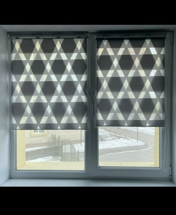 Ролл шторы, день ночь, рулонные шторы