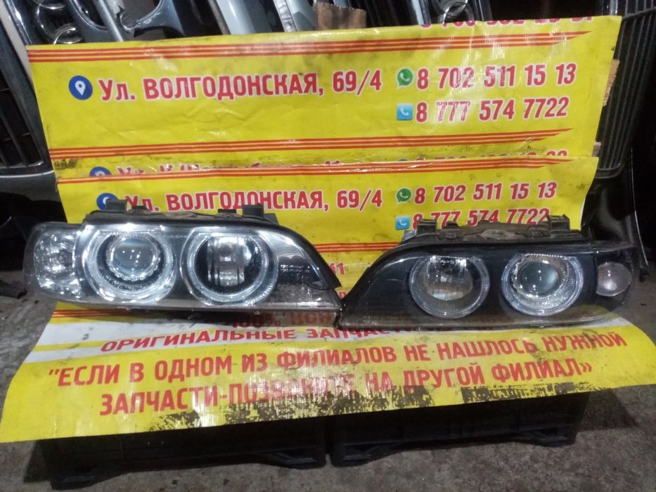 Фары на BMW E46 купе из Германии