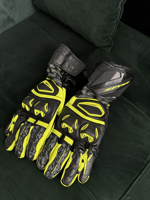 Manusi moto Spyke din piele cu protectii 3XL