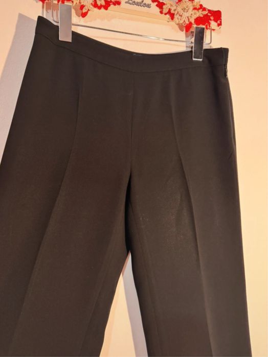 Pantaloni eleganți, de costum, pentru birou, evazați, S-M