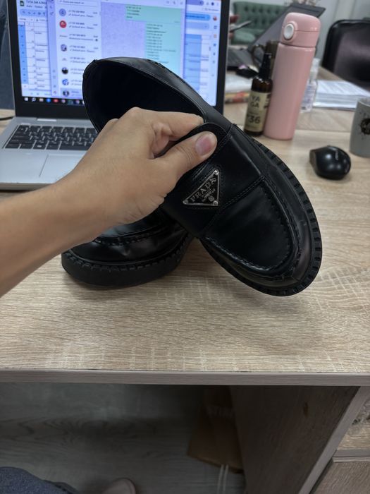 Лоферы кожа