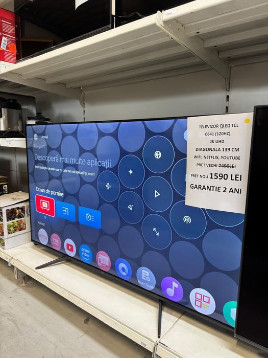 Televizor QLED TCL Smart 4K Garantie