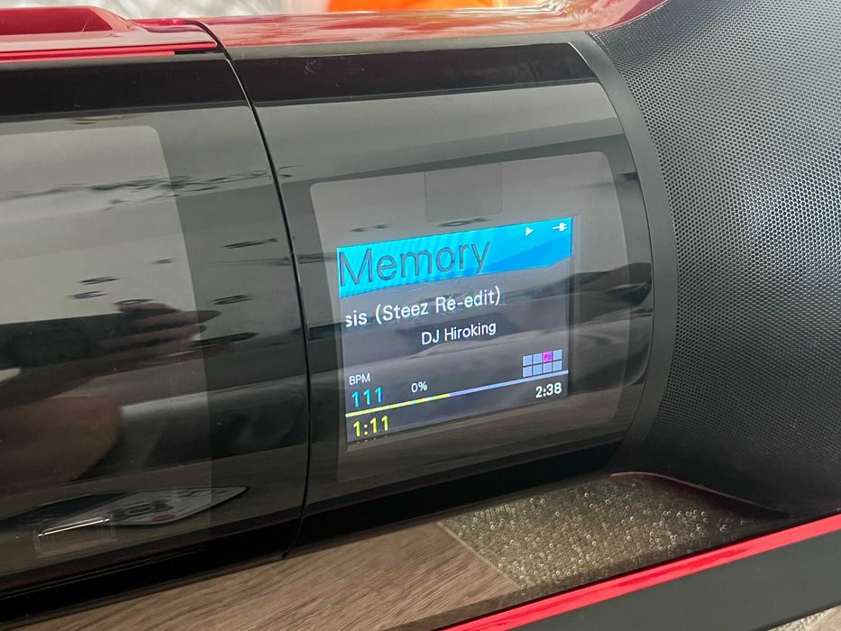 Sistem audio Pioneer STEEZ STZ-D10Z-R Boombox roșu 4GB telecomanda