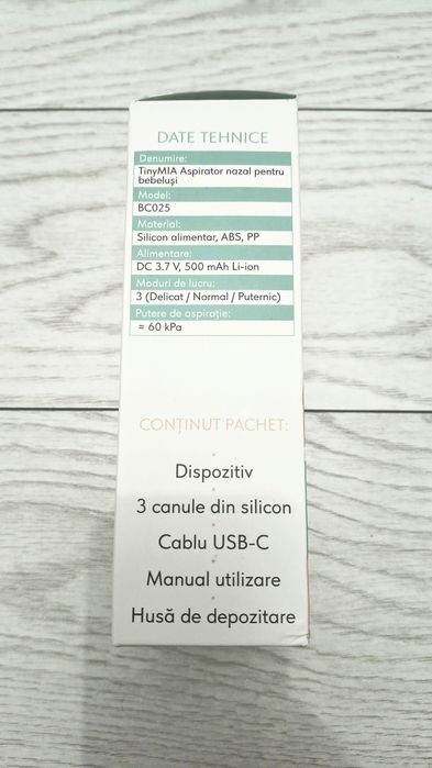 TinyMIA Baby/ Aspirator Nazal/ Muzică