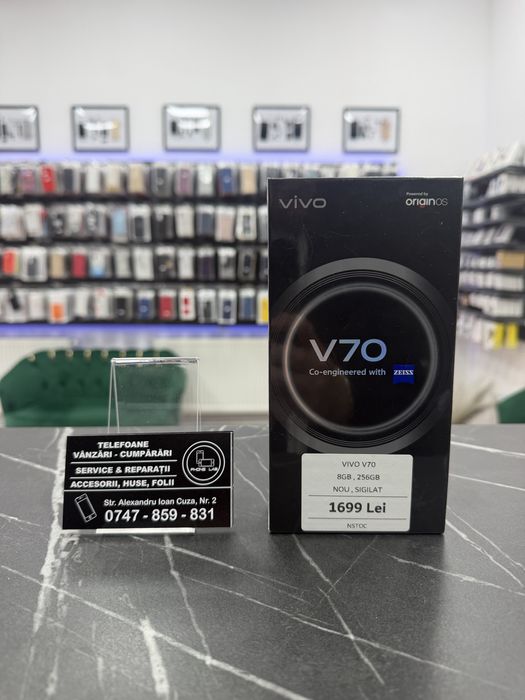 Vivo V70 5G | 8Gb , 256Gb | NOU | Sigilat | 2 Ani Garantie | phonelab.ro